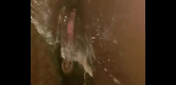  BBW Push out after creampie messy load